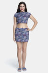 Amante Swim Bottom With Inbuilt Shorts - Dark Floral Pr — thumbnail 5